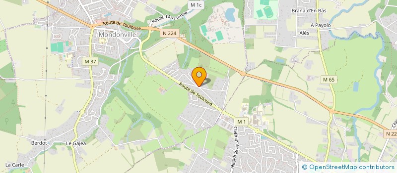 localisation de l'entreprise ND FONDATIONS  MONDONVILLE