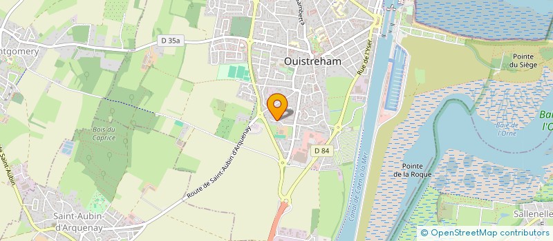 localisation de l'entreprise ND GESTION à OUISTREHAM