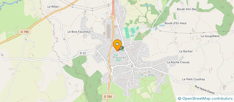localisation de l'entreprise ND HABITAT à PLAINTEL
