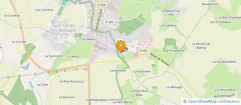 localisation de l'entreprise ND HOLDING à MORTAGNE-AU-PERCHE