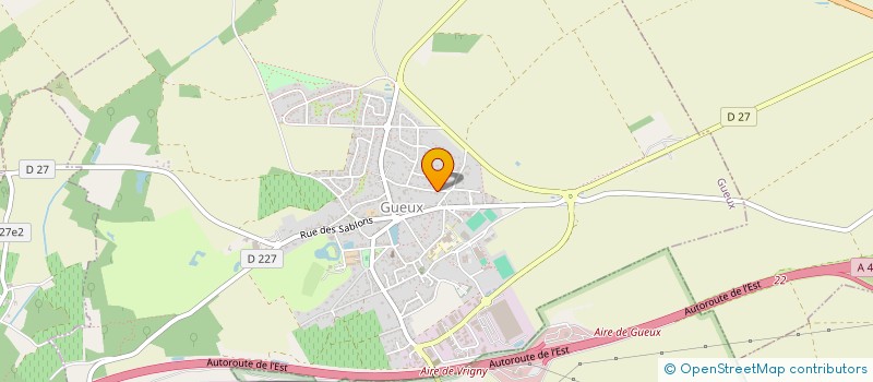 localisation de l'entreprise ND IMMO  GUEUX