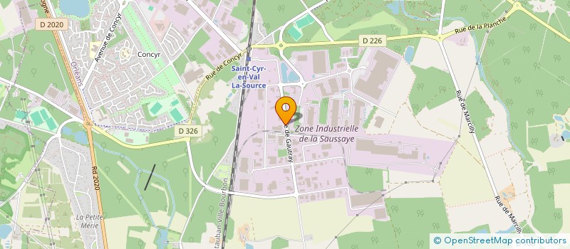 localisation de l'entreprise ND IMMO  SAINT-CYR-EN-VAL