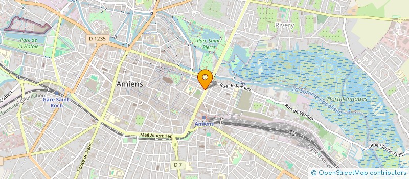 localisation de l'entreprise ND IMMOBILIER à AMIENS