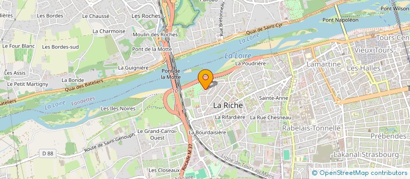 localisation de l'entreprise ND INVEST  LA RICHE