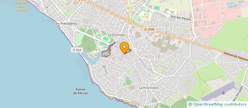 localisation de l'entreprise ND INVEST à LES SABLES D'OLONNE