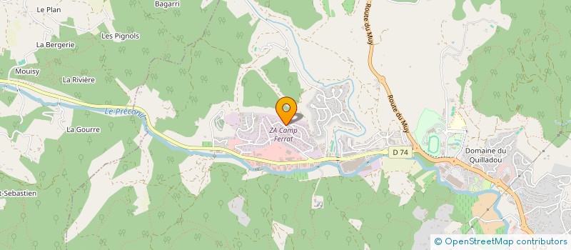 localisation de l'entreprise ND INVESTISSEMENT  SAINTE-MAXIME