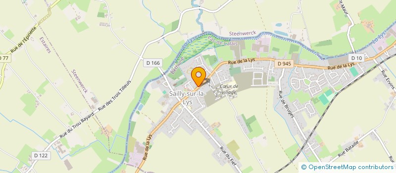 localisation de l'entreprise ND LIGHT à SAILLY-SUR-LA-LYS