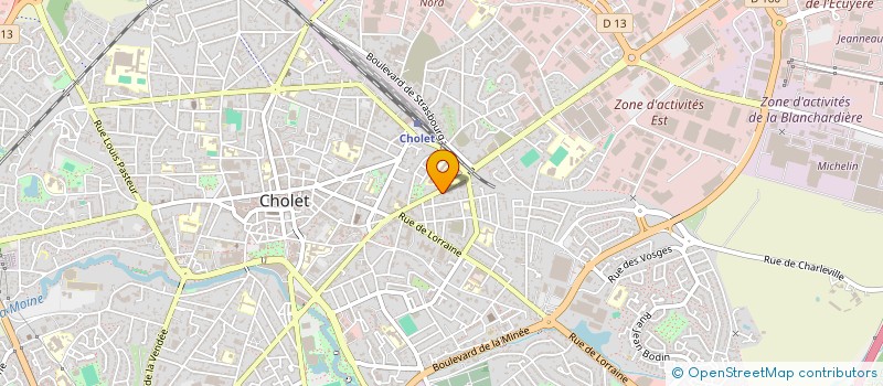 localisation de l'entreprise ND LOC à CHOLET