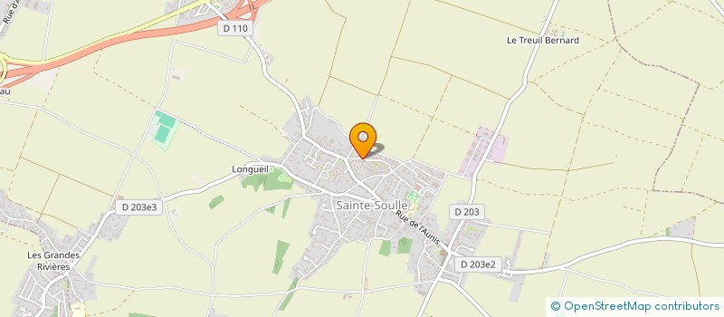 localisation de l'entreprise ND MACONNERIE à SAINTE-SOULLE