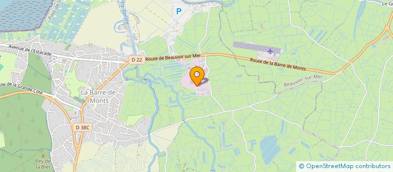 localisation de l'entreprise ND MACONNERIE LITTORAL  LA BARRE-DE-MONTS