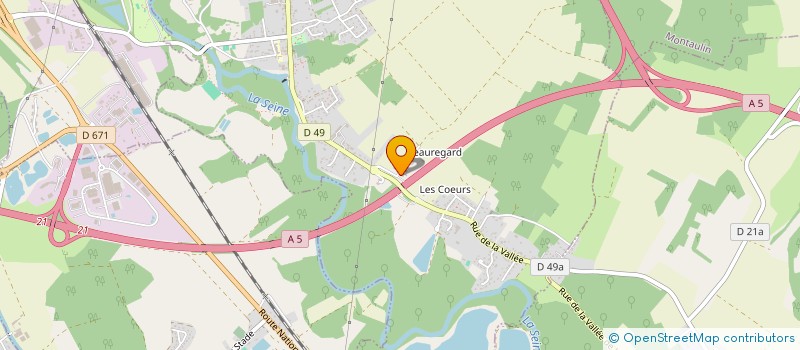 localisation de l'entreprise ND PAYSAGE  VERRIERES