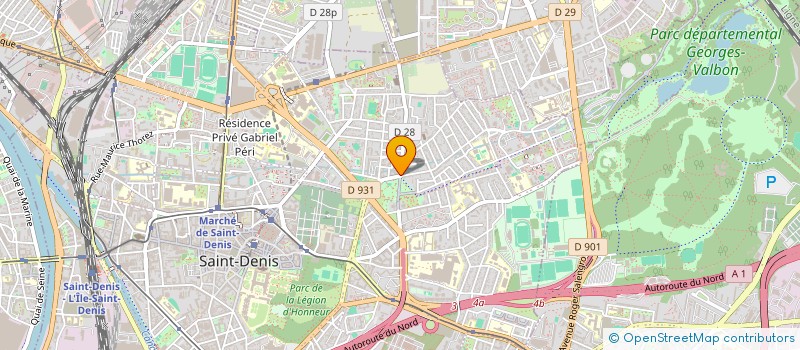 localisation de l'entreprise ND PIZZA à SAINT-DENIS