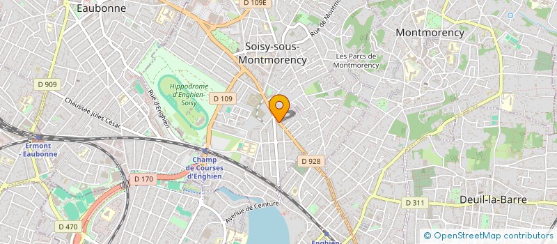 localisation de l'entreprise ND PRESTIGE  SOISY-SOUS-MONTMORENCY