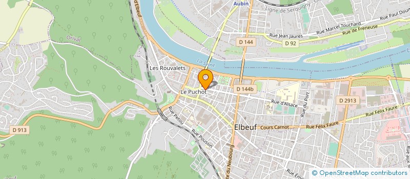 localisation de l'entreprise ND SERVICES COUVERTURE  ELBEUF