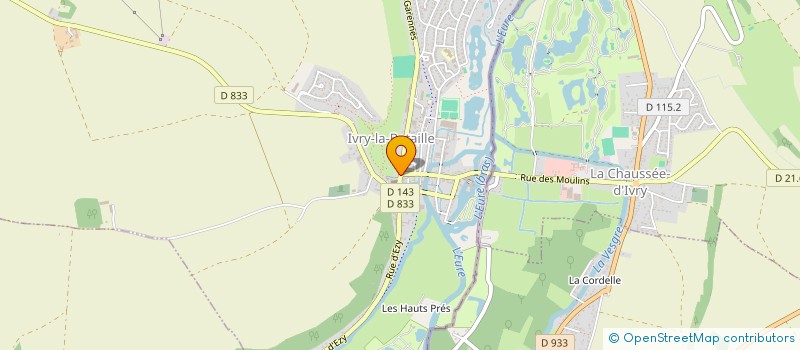 localisation de l'entreprise ND SPORTS  IVRY-LA-BATAILLE