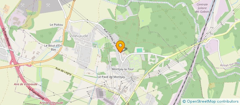 localisation de l'entreprise ND SUPERETTE  VILLEVAUDE