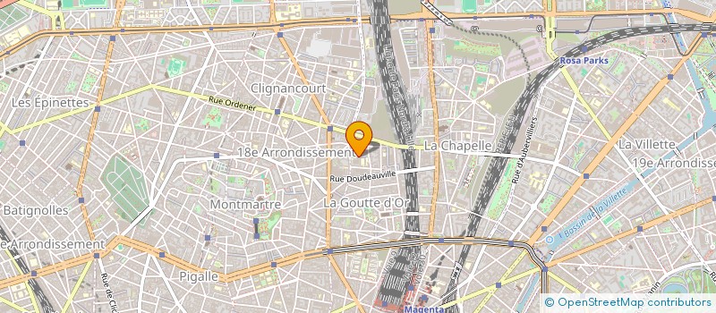 localisation de l'entreprise ND TRANSPORT EXPRESS  PARIS