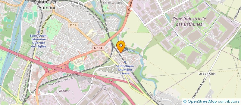 localisation de l'entreprise ND TRANSPORTS  MANTES-LA-VILLE