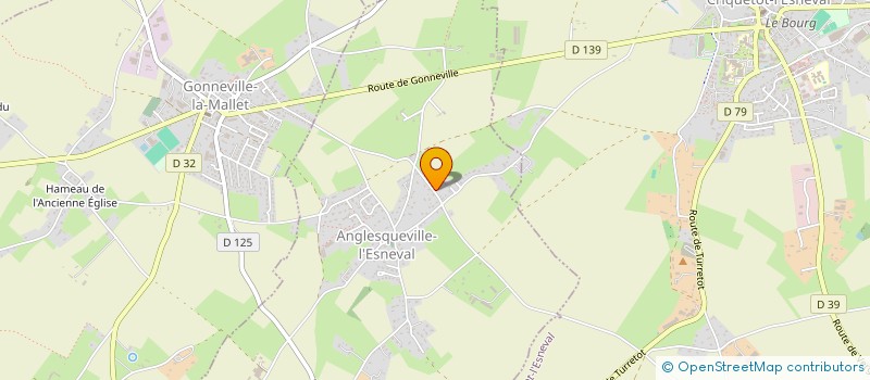 localisation de l'entreprise ND2V  ANGLESQUEVILLE-L'ESNEVAL