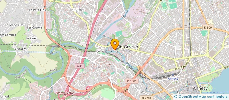 localisation de l'entreprise NDA à ANNECY