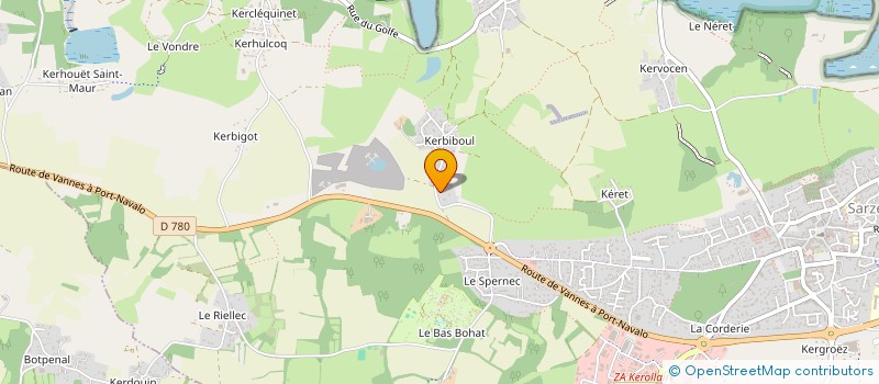 localisation de l'entreprise NDA  SARZEAU