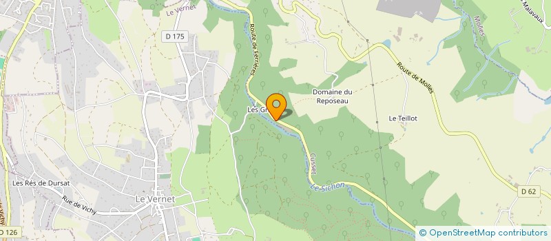 localisation de l'entreprise NDA BARLET à CUSSET