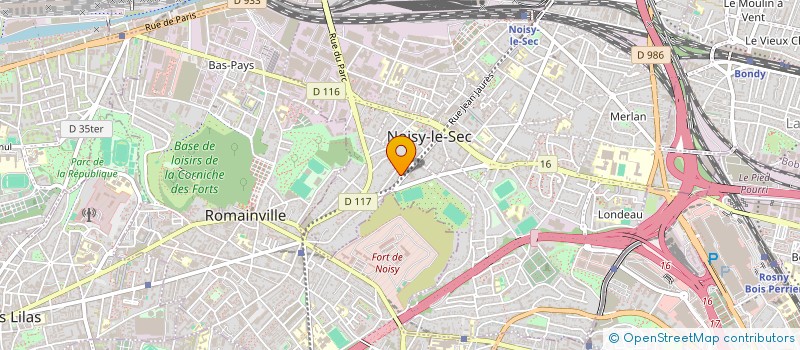 localisation de l'entreprise NDA BEAUTY à NOISY-LE-SEC