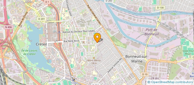 localisation de l'entreprise NDA BOT à CRETEIL