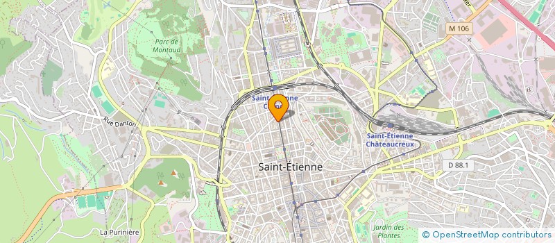 localisation de l'entreprise NDA EFOULAN à SAINT-ETIENNE