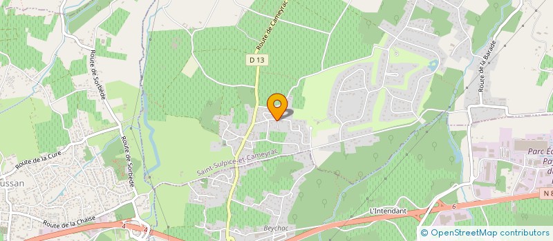 localisation de l'entreprise NDA INVEST  SAINT-SULPICE-ET-CAMEYRAC