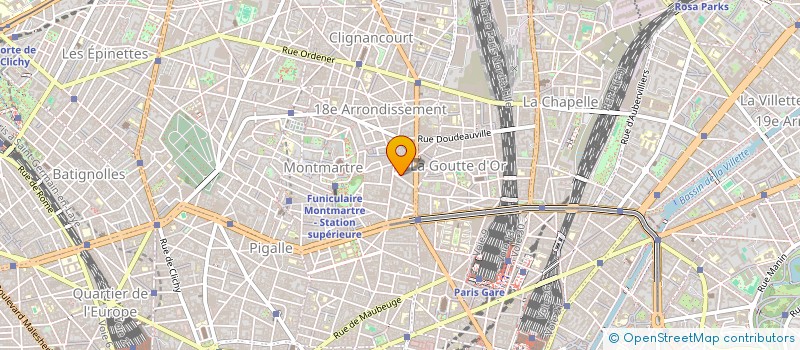 localisation de l'entreprise NDACK TRANSIT  PARIS