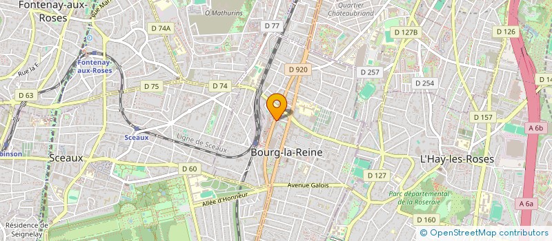 localisation de l'entreprise NDAKUAFRIKA à BOURG-LA-REINE