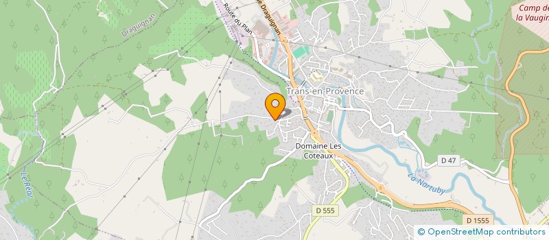 localisation de l'entreprise NDAME ALDIANA à TRANS-EN-PROVENCE
