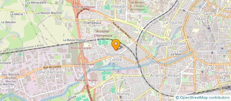 localisation de l'entreprise NDAWA à RENNES