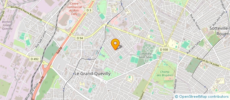 localisation de l'entreprise NDAYISHIMIYE BENIMANA TELECOM à GRAND QUEVILLY (LE)