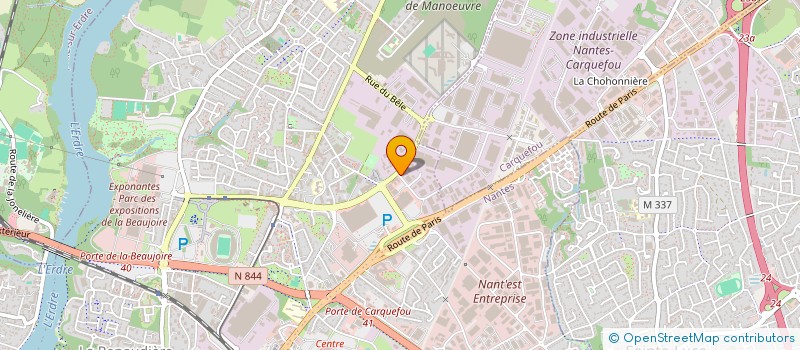 localisation de l'entreprise NDBJ INVEST  NANTES