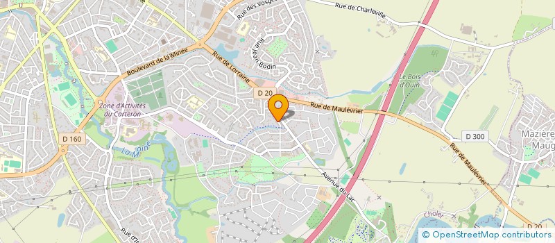 localisation de l'entreprise NDBL à CHOLET