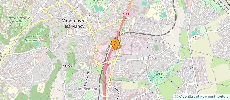 localisation de l'entreprise NDBV  VANDUVRE-LES-NANCY