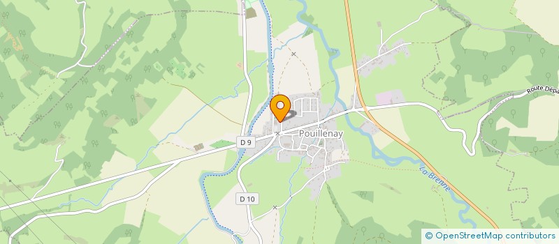 localisation de l'entreprise NDC  POUILLENAY