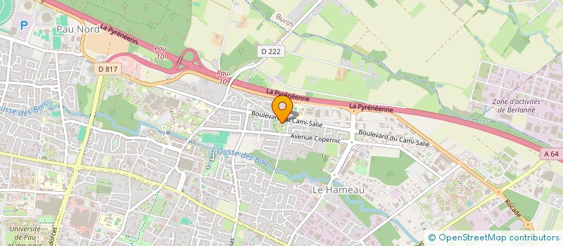 localisation de l'entreprise NDC BON PASTEUR à PAU