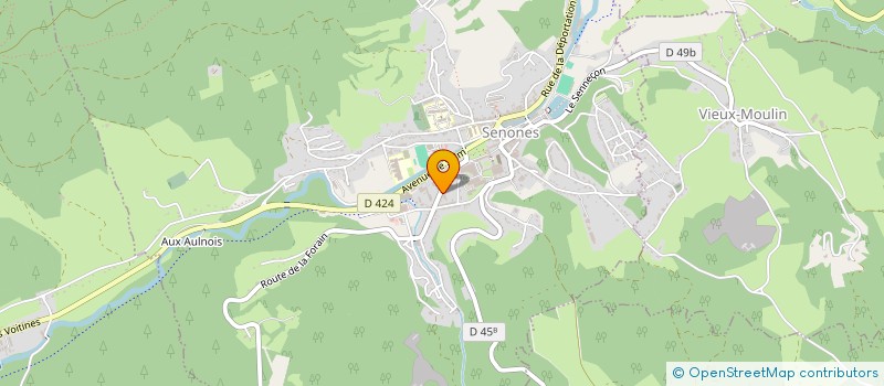 localisation de l'entreprise NDC CONFECTION à SENONES