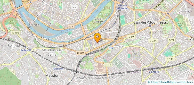 localisation de l'entreprise NDC CONSEIL à ISSY-LES-MOULINEAUX