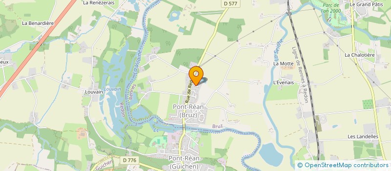 localisation de l'entreprise NDC FONCIER  BRUZ