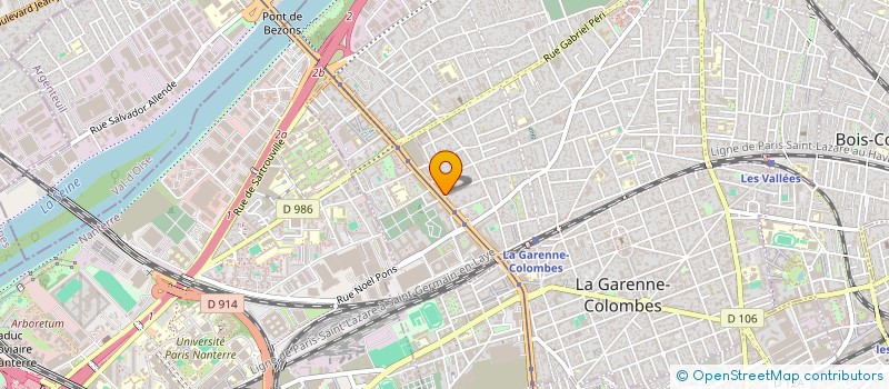 localisation de l'entreprise NDC HOLDING  COLOMBES