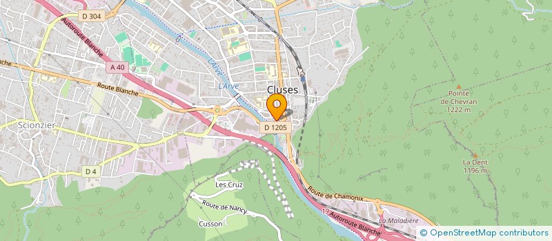 localisation de l'entreprise NDC IMMOBILIER  CLUSES