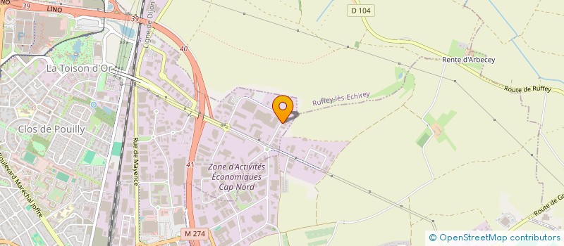 localisation de l'entreprise NDC-RENOV  DIJON