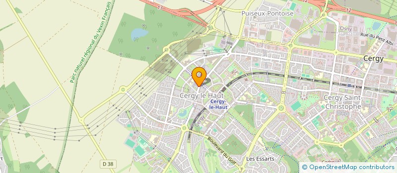 localisation de l'entreprise NDC TRADING  CERGY