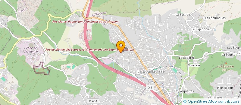 localisation de l'entreprise NDCCM INVEST  LA BOUILLADISSE