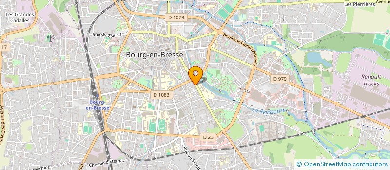 localisation de l'entreprise NDCOM à BOURG-EN-BRESSE