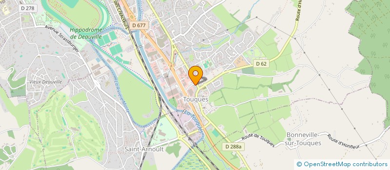 localisation de l'entreprise NDCS  TOUQUES